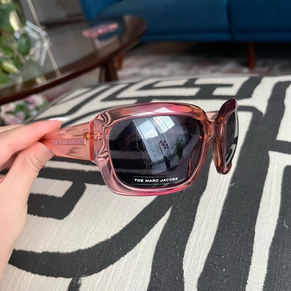 Marc Jacobs 54MM Pink Acetate Square Sunglasses - Picture 7 of 8